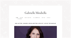 Desktop Screenshot of gabriellemirabella.com