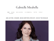 Tablet Screenshot of gabriellemirabella.com